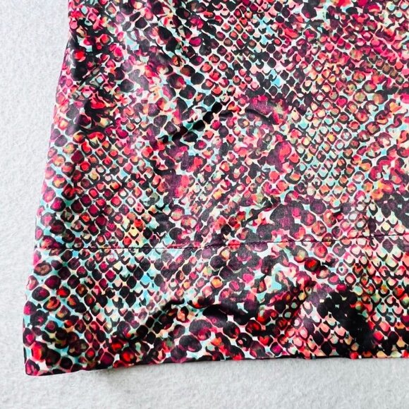 NICHOLAS  V Neck Long Sleeve Blouse US Size 10  Silk Blend  WaterSnake Print - Picture 6 of 12